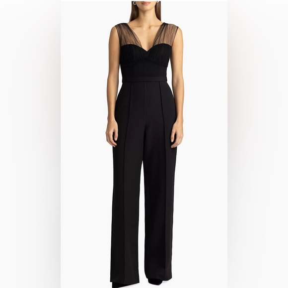 Zac PosenTulle Bustier Top Jumpsuit $525 Size 12 NWT